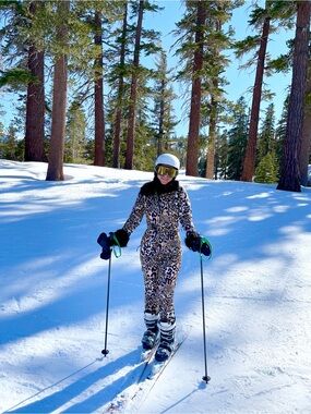 ASOS Snow Suit Ski Suit Leopard